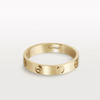 Luxury Gold Screw Design Love Ring