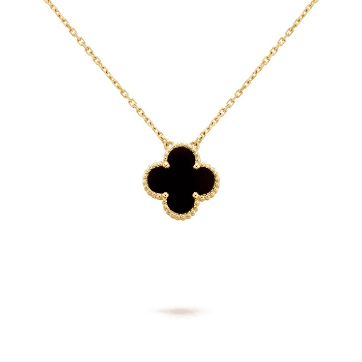Textured Gold Clover Charm Bracelet - Image 3